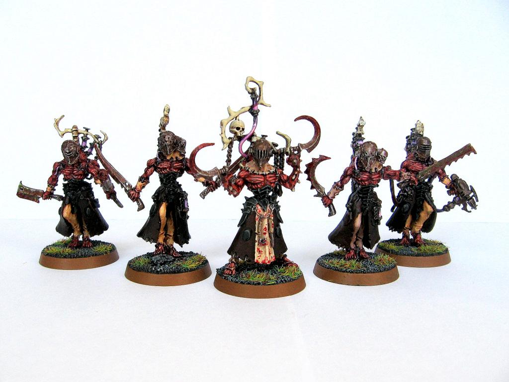 GW WARHAMMER 40K - Dark Eldar Wych w/ Shredder & Shoulder Eldar noir (métal) EUR 8,00 - FR
